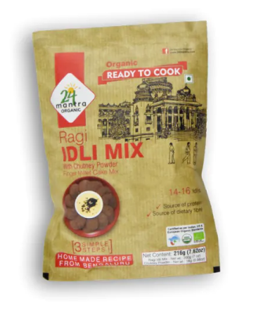 24 MANTRA ORGANIC Organic Ragi Idli Mix 7.62 OZ